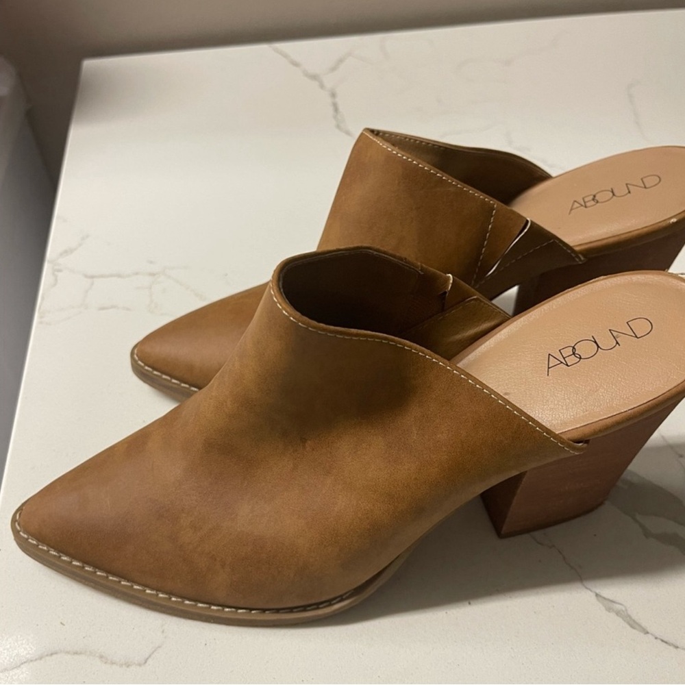 Abound Tan Suede Slip-On Shoes